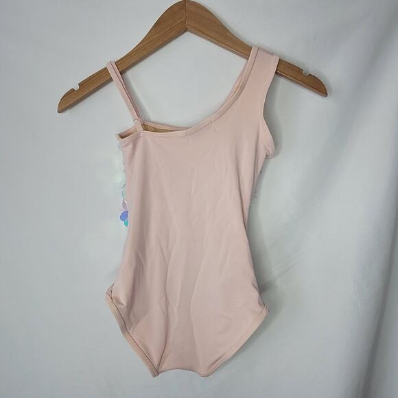 Lola and the Boys- Girls Sequin one piece swimsuit- size 6 - Picture 2 of 4